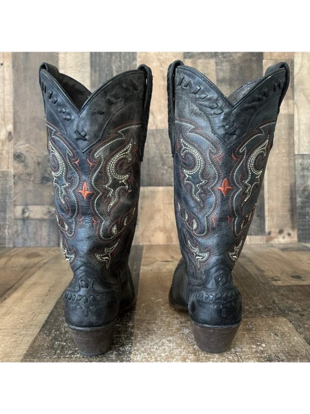 Lucchese 1883 Snip Toe M5021 Western Cowboy Boots Womens 6.5 B - Picture 8 of 12